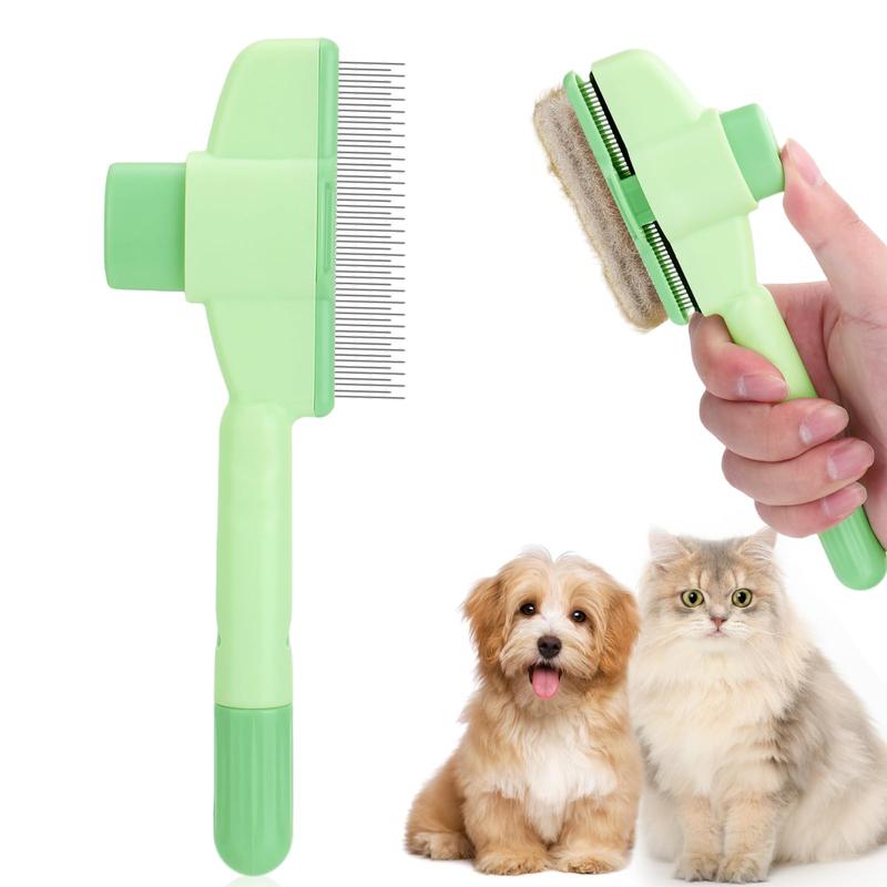 Cat And Dog Comb, Knot Remover, Hair Removal Tool, Pet Self-cleaning Comb, For Long Hair, Massage, Knot Removal, Hair Re