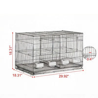 Bird Cage with Easy to Clean 760 X 460 X 455 Mm
