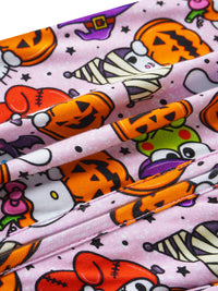 PoshTOT Sanrio Hello Kitty Pumpkin Bamboo Baby Convertible Zippy Romper