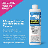KennelSol Dog Crate Cleaner & Disinfectant | EPA-Registered Parvo Cleaner 16 oz