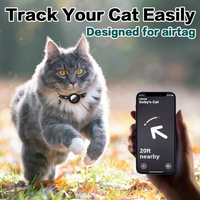 Cat Collar Breakaway, Cat Collar With Air TagBlack