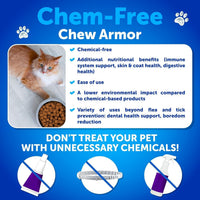 Flea & Tick Chews for Cats & Kittens 135 Count Daily Oral Skin & Coat