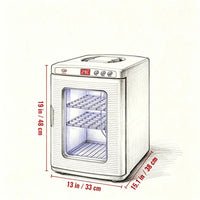 Reptile Incubator with Removable Shelves