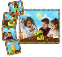 MEACAOFG Electric rattlesnake toys snake tail scary children's desktop parents and children interact with the whole person spoof creative games trickery