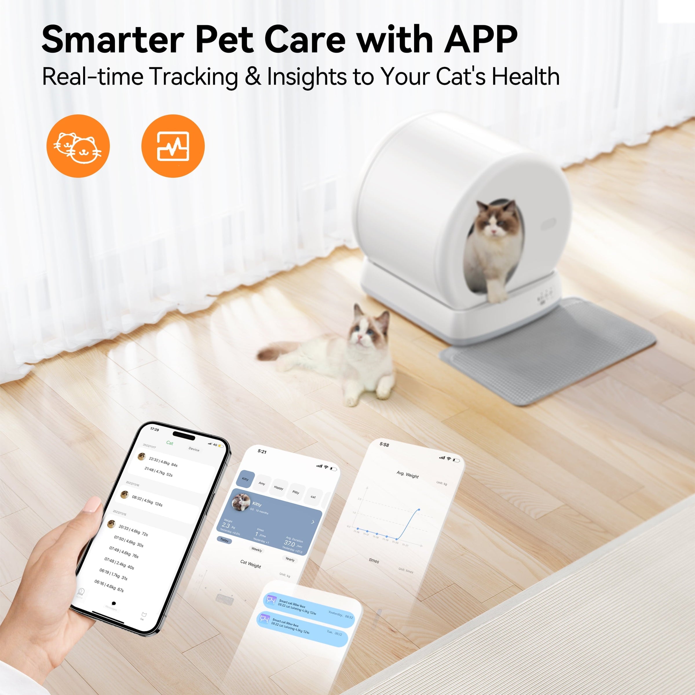 Smart Automatic Self-Cleaning Cat Litter Box - BIG FRENCHIES