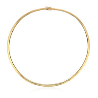 14k Yellow Gold Classic Omega Style Chain (6 mm)