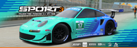 HPI Racing 1/10 Electric Sport 3 Porsche 911 GT3 RSR Falken RTR (160780)