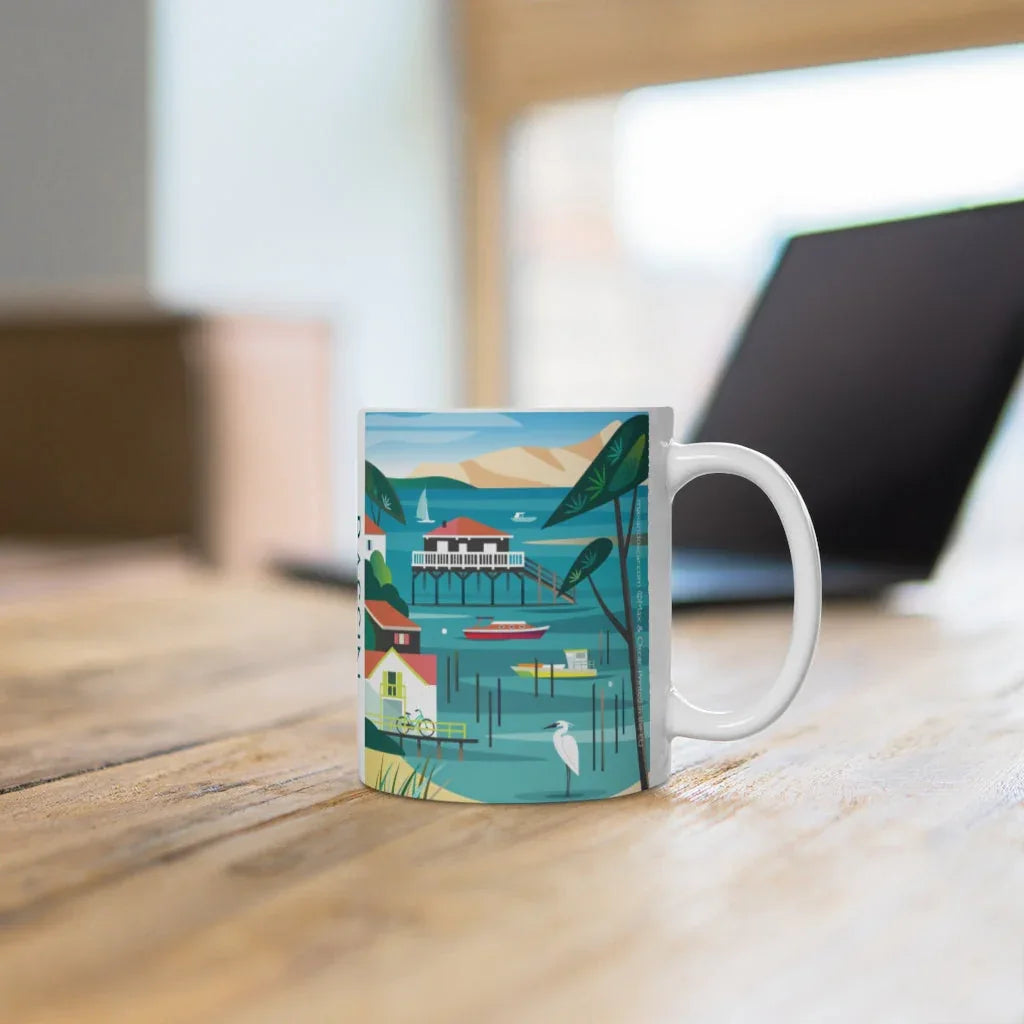 BASSIN D'ARCACHON 11 OZ OR 15 OZ CERAMIC MUG - BIG FRENCHIES