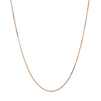 10k Rose Gold Classic Box Chain (0.45 mm)