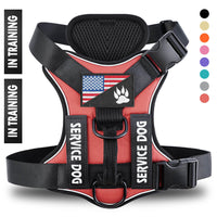 Reflective Breathable Solid Color Polyester Dog Strap