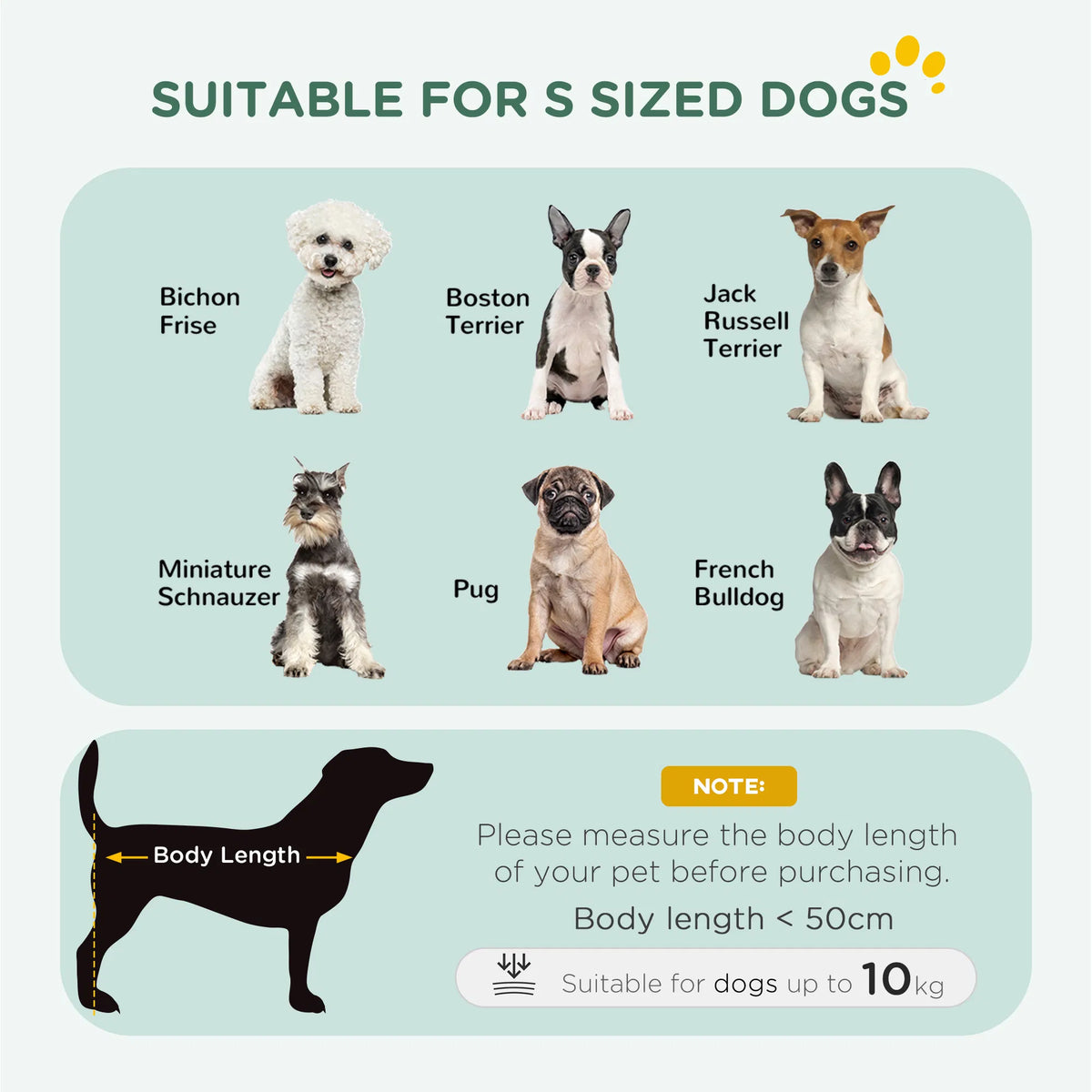 30" Dog Crate with 2 Doors, Folding Metal Dog Cage with Soft Cushion, Removable Tray, Handle, for Small Dogs, Black