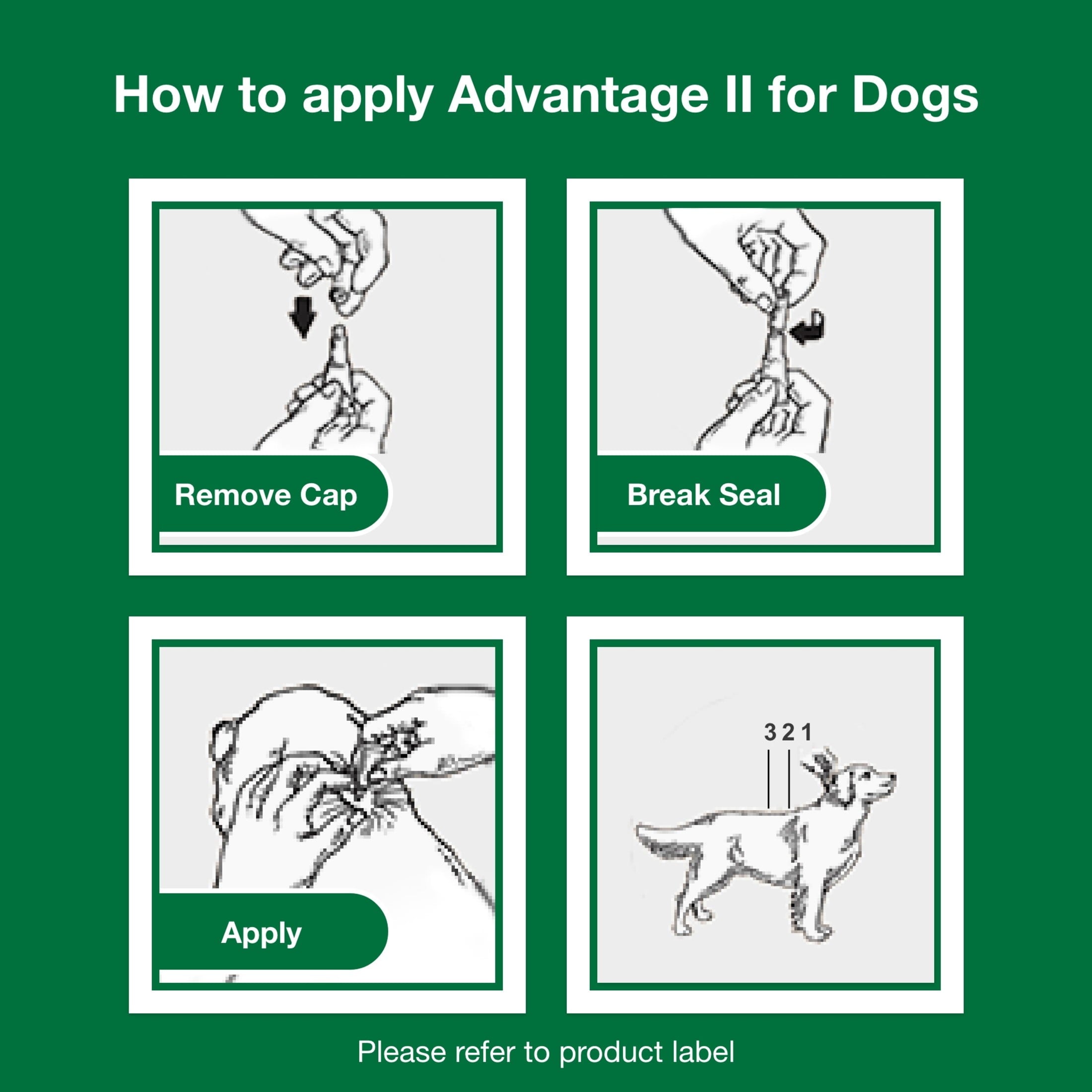 Vet-Recommended Flea Prevention for Medium Dogs 11-20 Lbs, 6-Monthly Treatments - BIG FRENCHIES