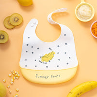 Baby Waterproof And Stain-resistant Food-grade Silicone Bib