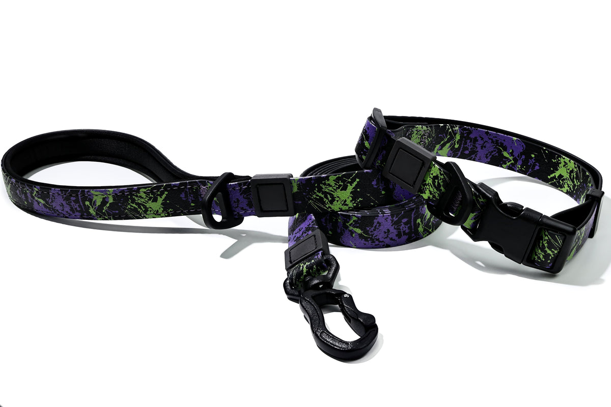 UV Printing Camouflage Embossed Pet Leash Set Is A Perfect Combination Of Style And Functionality Specially Designed For