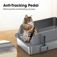 STAINLESS STEEL CAT LITTER BOX