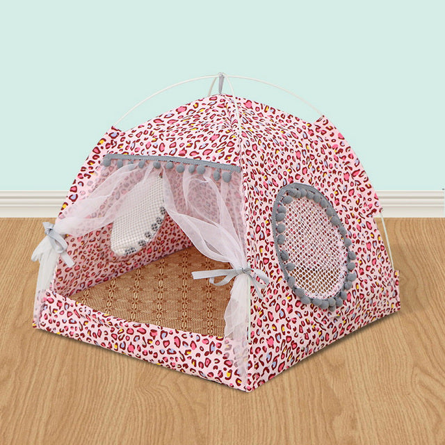 Comfy Calming Pet Tent Bed for Small Dogs and Cats - BIG FRENCHIES