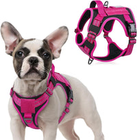 No Pull Tactical Dog Harness Molle Vest Adjustable Medium Large Dogs