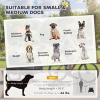 Dog Bike Trailer for Small & Medium Dogs, Universal Bicycle Coupler, Flip-Down Ramp Tailgate, Gray