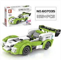City Racing Building Blocks Set - Educational Car Story Toys for Children - # BOT&G52710007 - BIG FRENCHIES