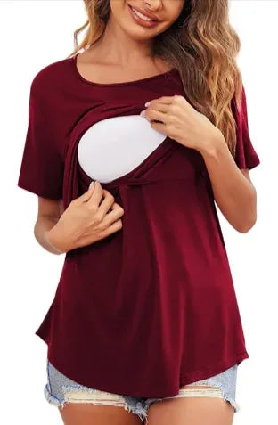 Maternity Nursing T-Shirt # BAGE211510101-NURSG - BIG FRENCHIES