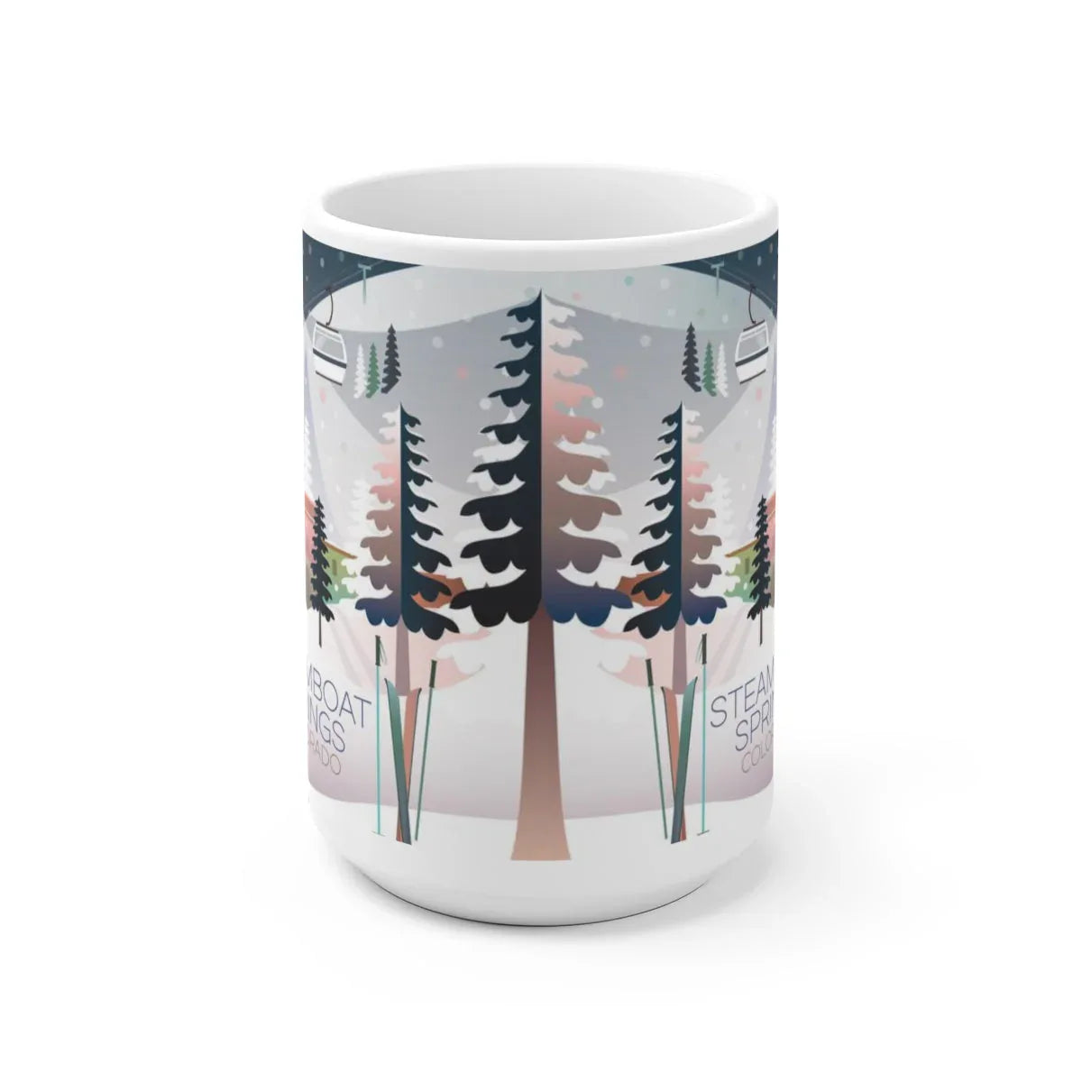 STEAMBOAT SPRINGS WINTER 11 OZ OR 15 OZ CERAMIC MUG - BIG FRENCHIES