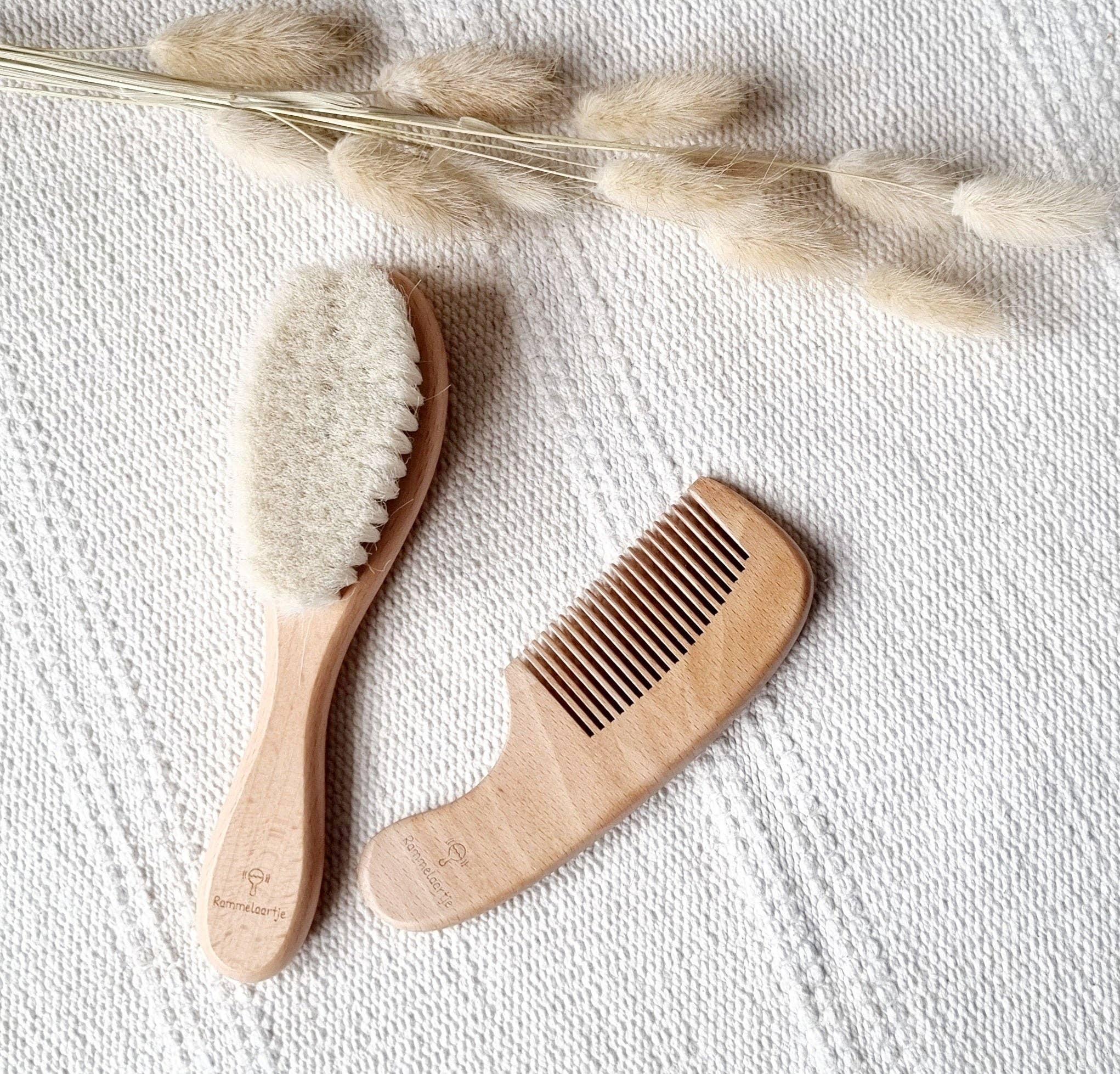 Wooden Baby Brush and Comb Set - BIG FRENCHIES