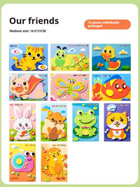 Childrens DIY 3D EVA Sticker Art Craft Toy