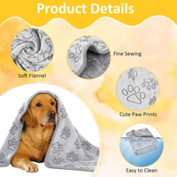 41 X 30 Inch Soft Dog Blanket For Medium Dogs & Cats