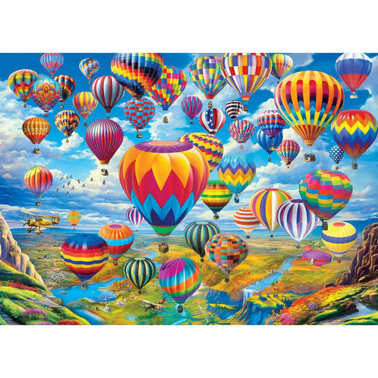 Fairs & Festivals - Hot Air Balloon Festival 1000 Piece Puzzle by Masterpieces - BIG FRENCHIES