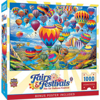 Fairs & Festivals - Hot Air Balloon Festival 1000 Piece Puzzle by Masterpieces - BIG FRENCHIES
