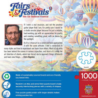 Fairs & Festivals - Hot Air Balloon Festival 1000 Piece Puzzle by Masterpieces - BIG FRENCHIES