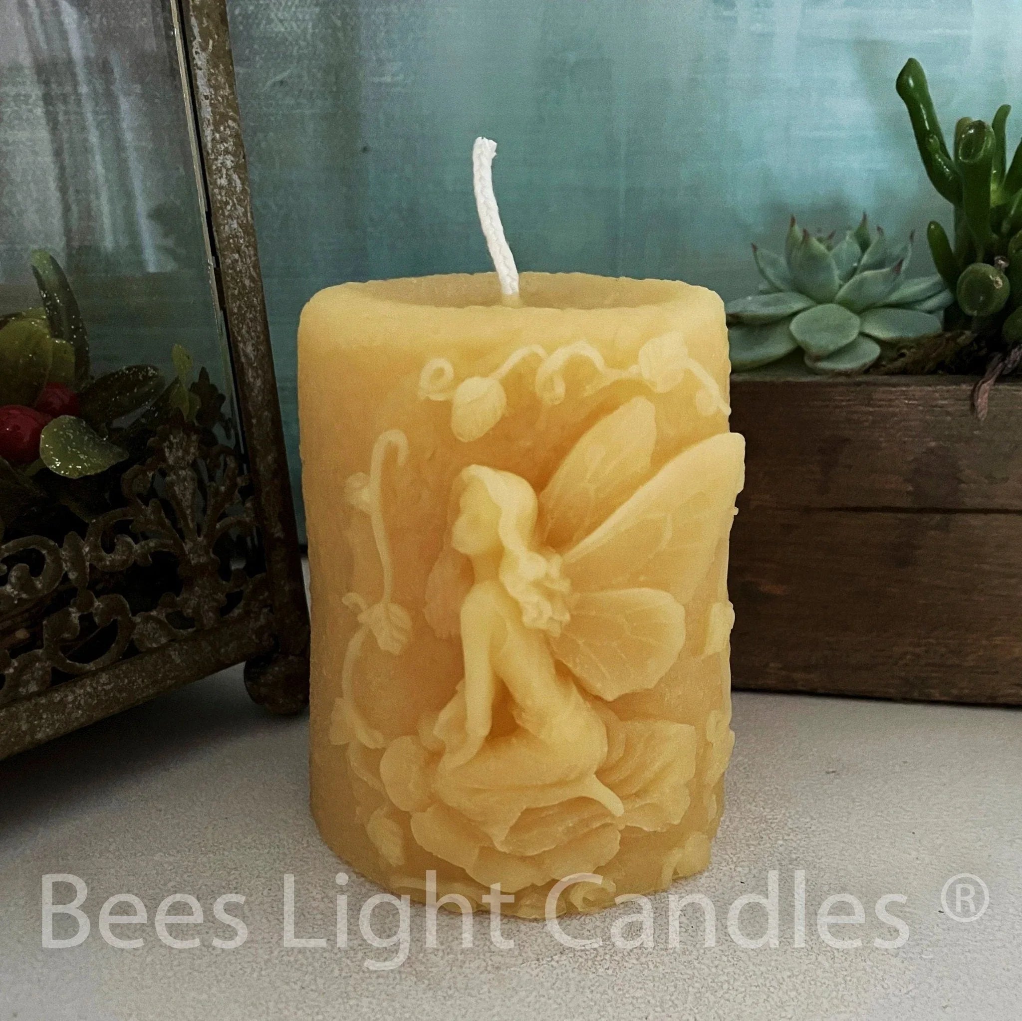 Fairy Pillar | Magical Pixie Beeswax Candle - BIG FRENCHIES