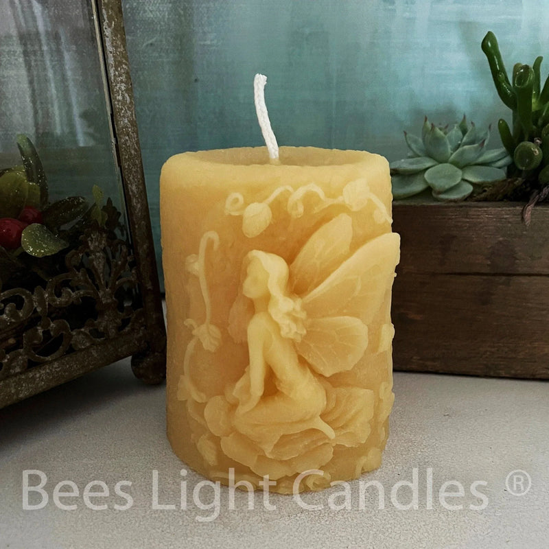 Fairy Pillar | Magical Pixie Beeswax Candle - BIG FRENCHIES