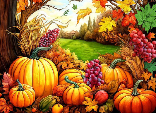 Fall Harvest 500 Piece Jigsaw Puzzle | Springbok Puzzles - BIG FRENCHIES
