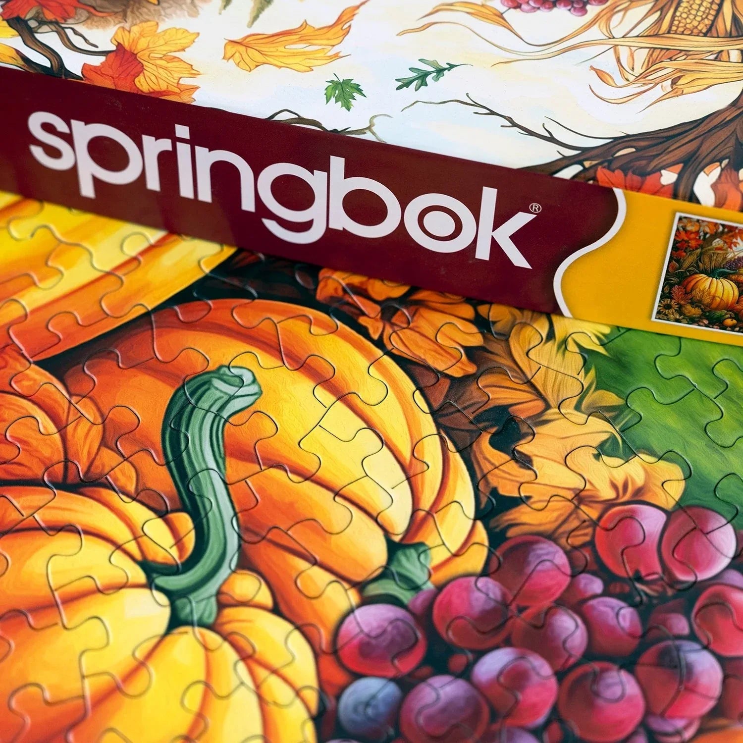 Fall Harvest 500 Piece Jigsaw Puzzle | Springbok Puzzles - BIG FRENCHIES