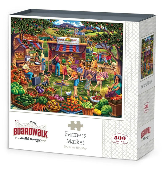 Farmers Market 500 Piece Puzzle by Boardwalk - BIG FRENCHIES
