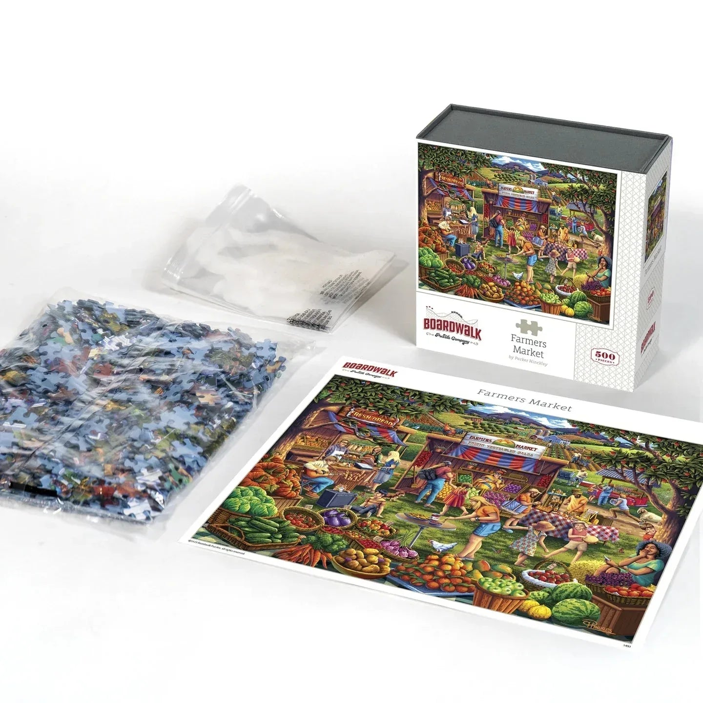 Farmers Market 500 Piece Puzzle by Boardwalk - BIG FRENCHIES
