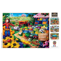Farmer's Market - Fresh Farm Fruit 750 Piece Puzzle by MasterPieces - BIG FRENCHIES