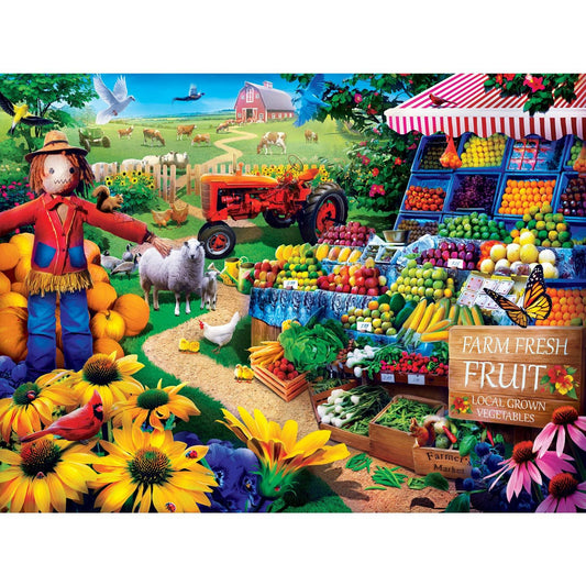 Farmer's Market - Fresh Farm Fruit 750 Piece Puzzle by MasterPieces - BIG FRENCHIES