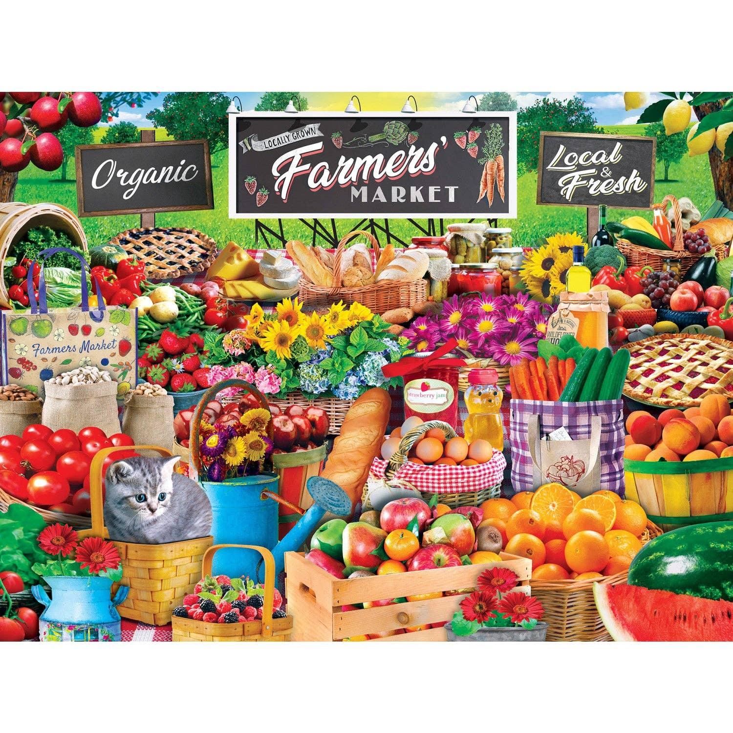 Farmer's Market - Fresh Finds 750 Piece Jigsaw Puzzle - BIG FRENCHIES