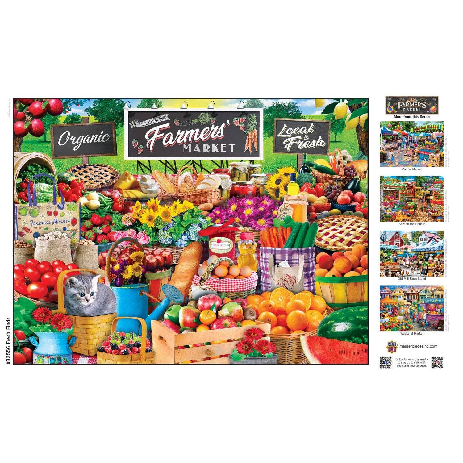Farmer's Market - Fresh Finds 750 Piece Jigsaw Puzzle - BIG FRENCHIES