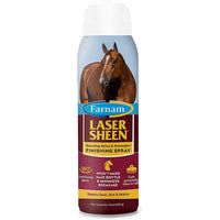 Farnam Laser Sheen Finishing Spray 14 oz. Non-Aerosol Shine & Detangler for Horses