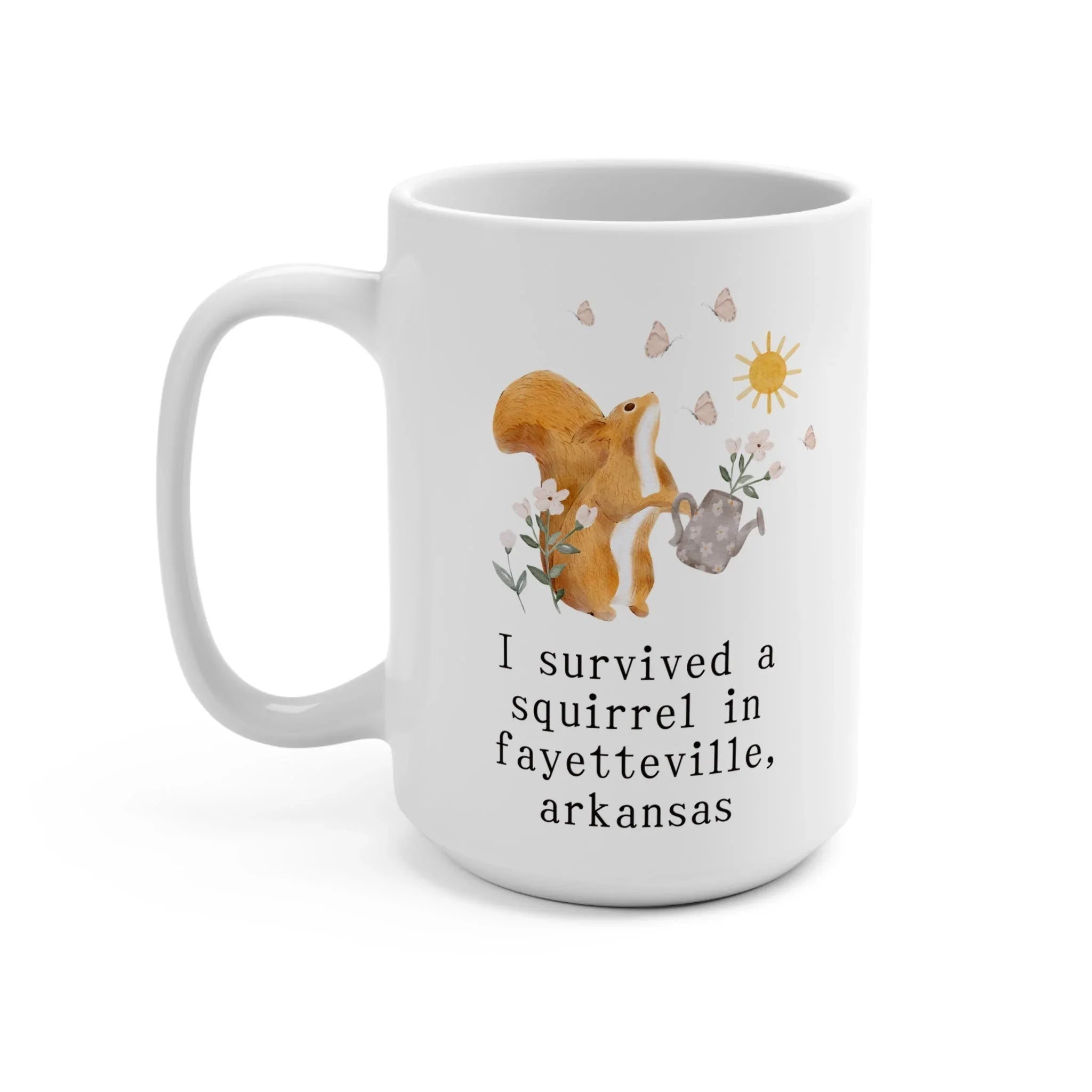 Fayetteville Arkansas Mug: Squirrels - BIG FRENCHIES