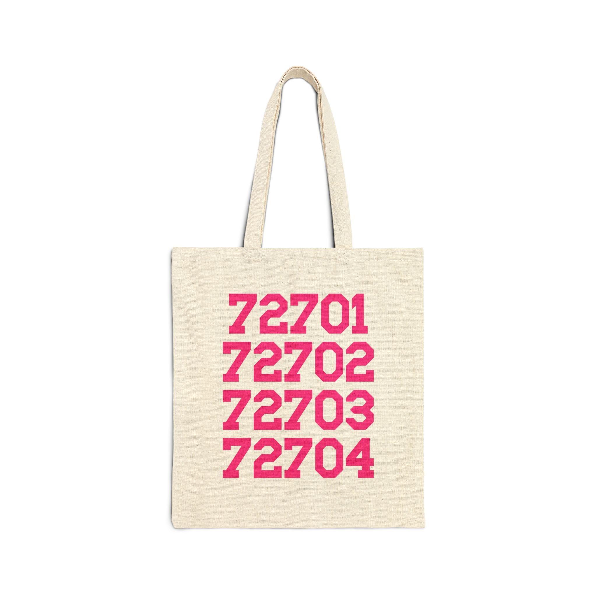 Fayetteville Arkansas Tote Bag withZip Codes - BIG FRENCHIES