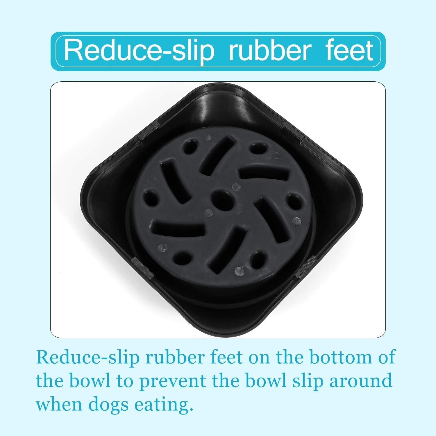 Dog Feeder Slow Eating Pet Bowl Eco-Friendly - BIG FRENCHIES