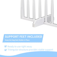The Wooden Dog Fence White
