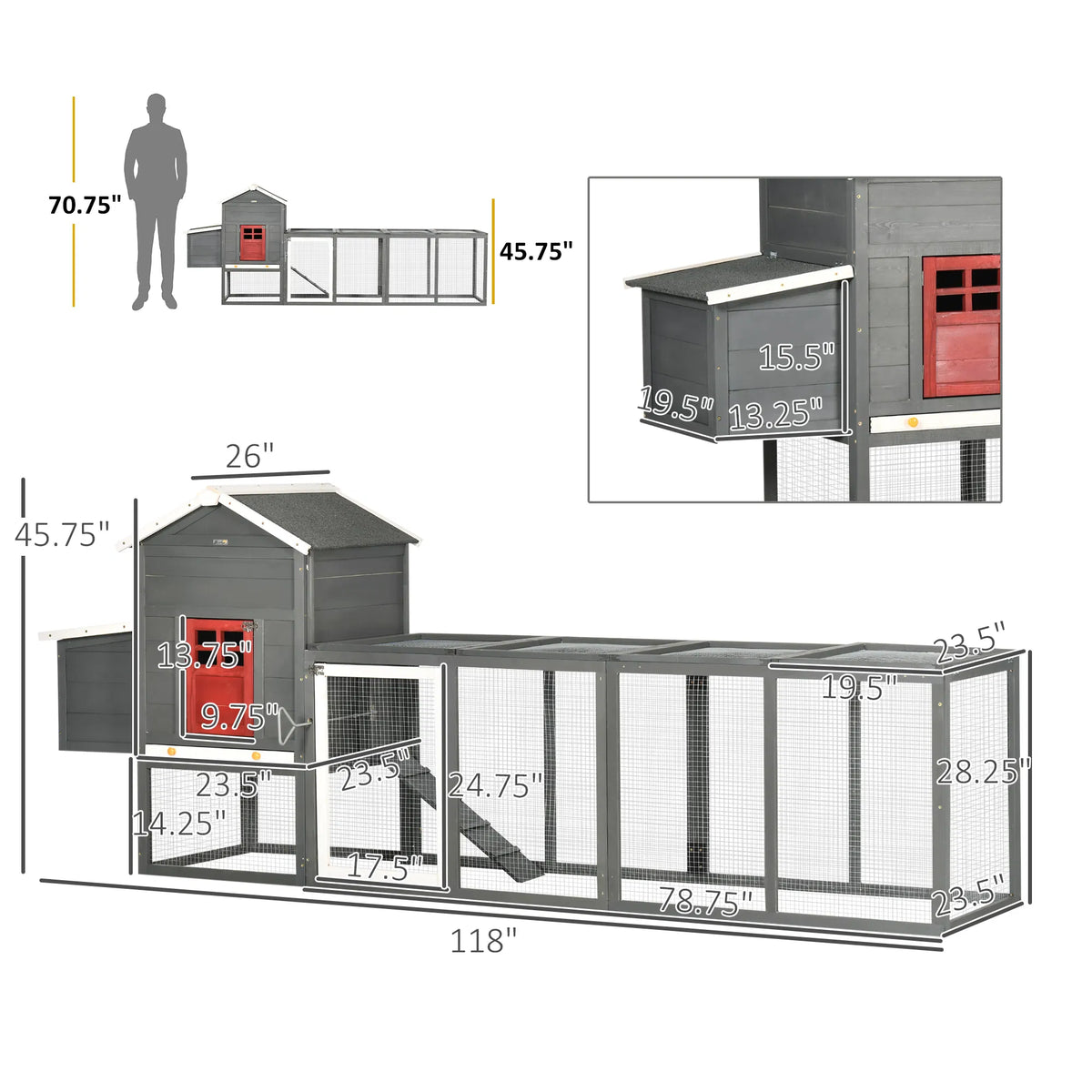 Chicken Coop (Not Supported non-defective remorse returns)