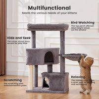 Gardner Pets Large Cat Tree For Medium To Large Cats, Heavy-Duty Cat Tower With Scratch Post And Washable Top Perch. Sel