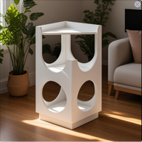 Suitable For Small And Medium-sized Cat Hollow Design Multifunctional Double-layer Cat Station