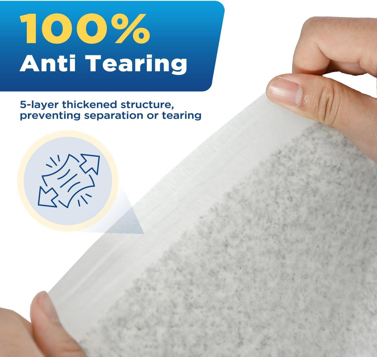 50-Pack Pet Training Pads Puppy Pads 5-Layer Leak-Proof Design 22-Inch Square Disposable Pads Super Absorbent Suitable F